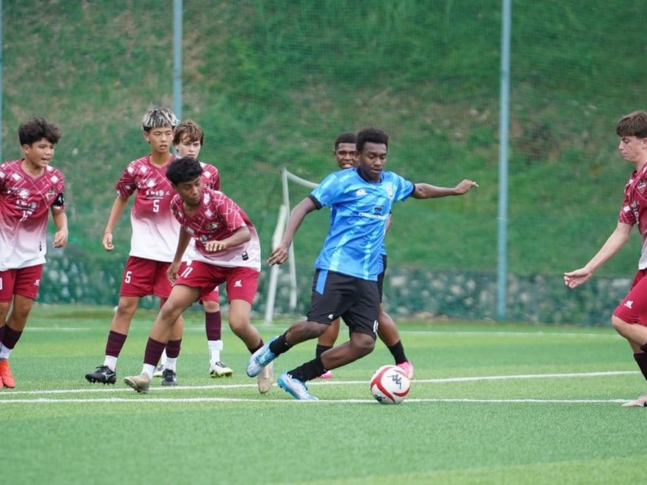 Dicky C. Marani dalam aksinya pada Turnamen International Football Championship 2026 di Malaysia. foto/Dok. PTFI Body Artikel PTFI