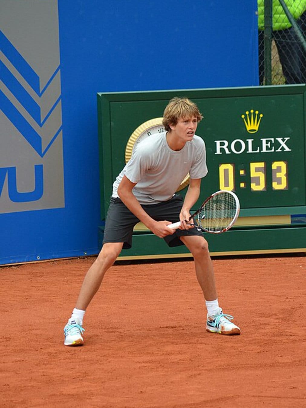 Alexander Zverev di BMW Open 2014. (FOTO/Wikimedia Commons/DonPedro71) Alexander Zverev muda.