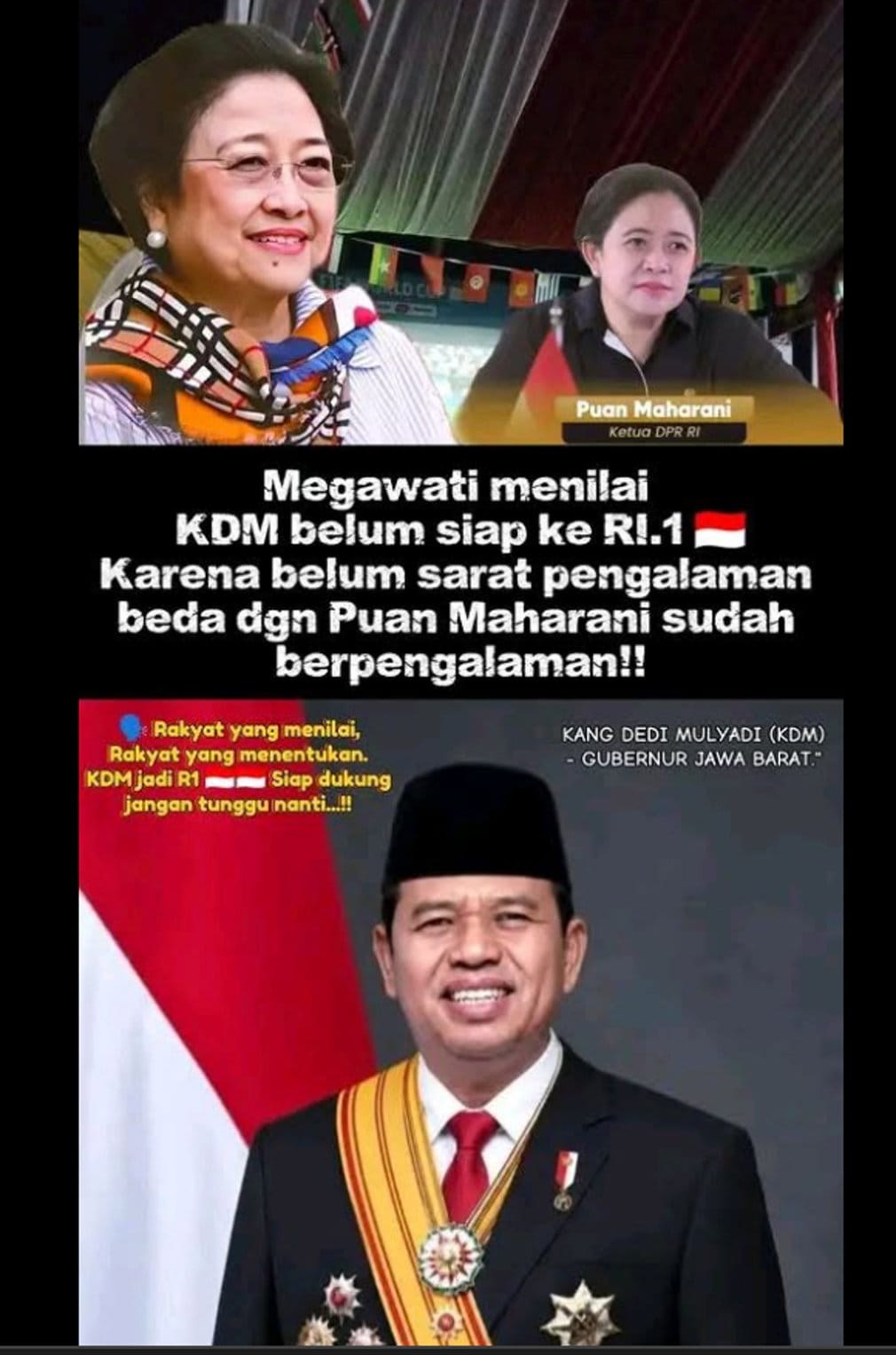 periksa fakta Mega nilai KDM belum siap jadi Presiden. periksa fakta Mega nilai KDM belum siap jadi Presiden