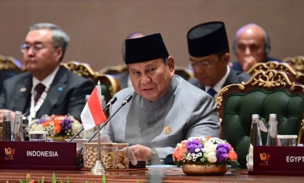 Presiden RI Prabowo Subianto dalam sesi terbuka Konferensi Tingkat Tinggi (KTT) BRICS di Bharat Mandapam, New Delhi, India, Minggu (13/9/2026) (ANTARA/HO-BPMI Sekretariat Presiden) (ANTARA/HO-BPMI Sekretariat Presi) Presiden RI Prabowo Subianto KTT BRICS