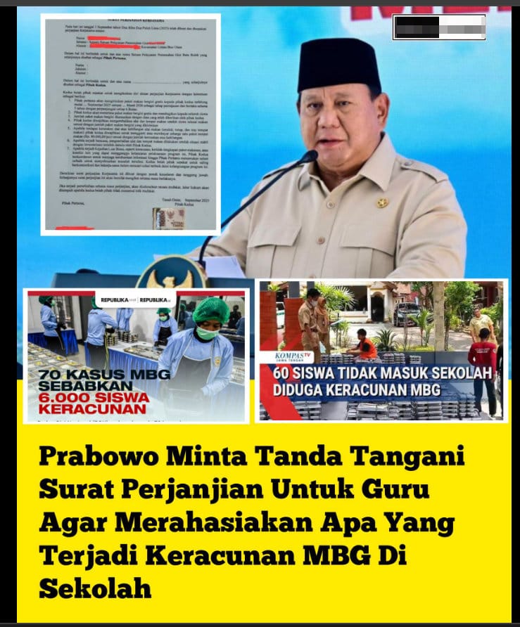 Periksa Fakta Surat Rahasia Keracunan MBG. foto/hotline periksa fakta tirto Periksa Fakta Surat Rahasia Keracunan MBGPeriksa Fakta Surat Rahasia Keracunan MBG