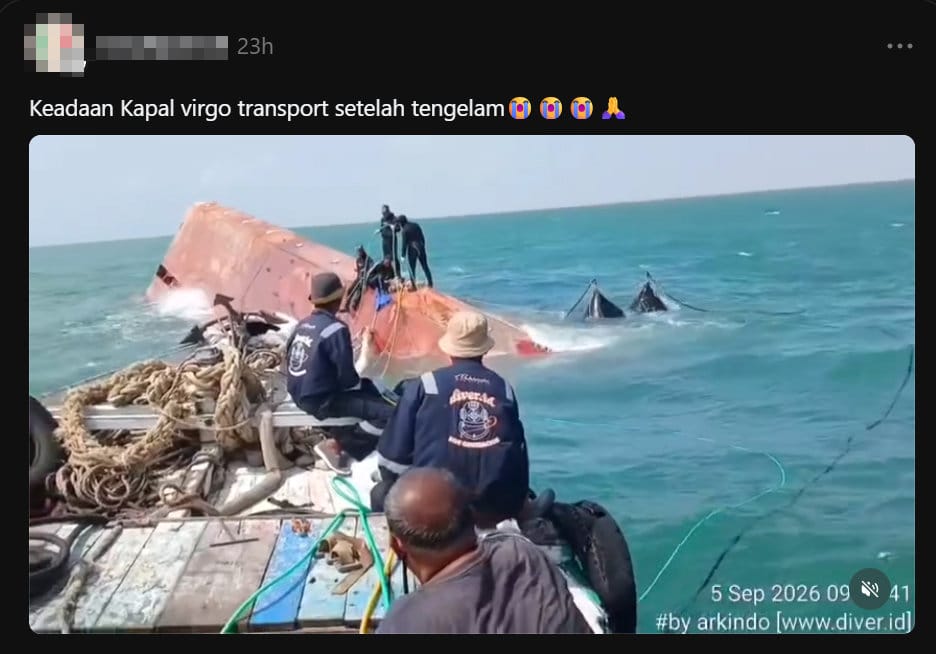 Periksa Fakta Kapal Virgo. foto/hotline periksa fakta tirto Periksa Fakta Kapal Virgo