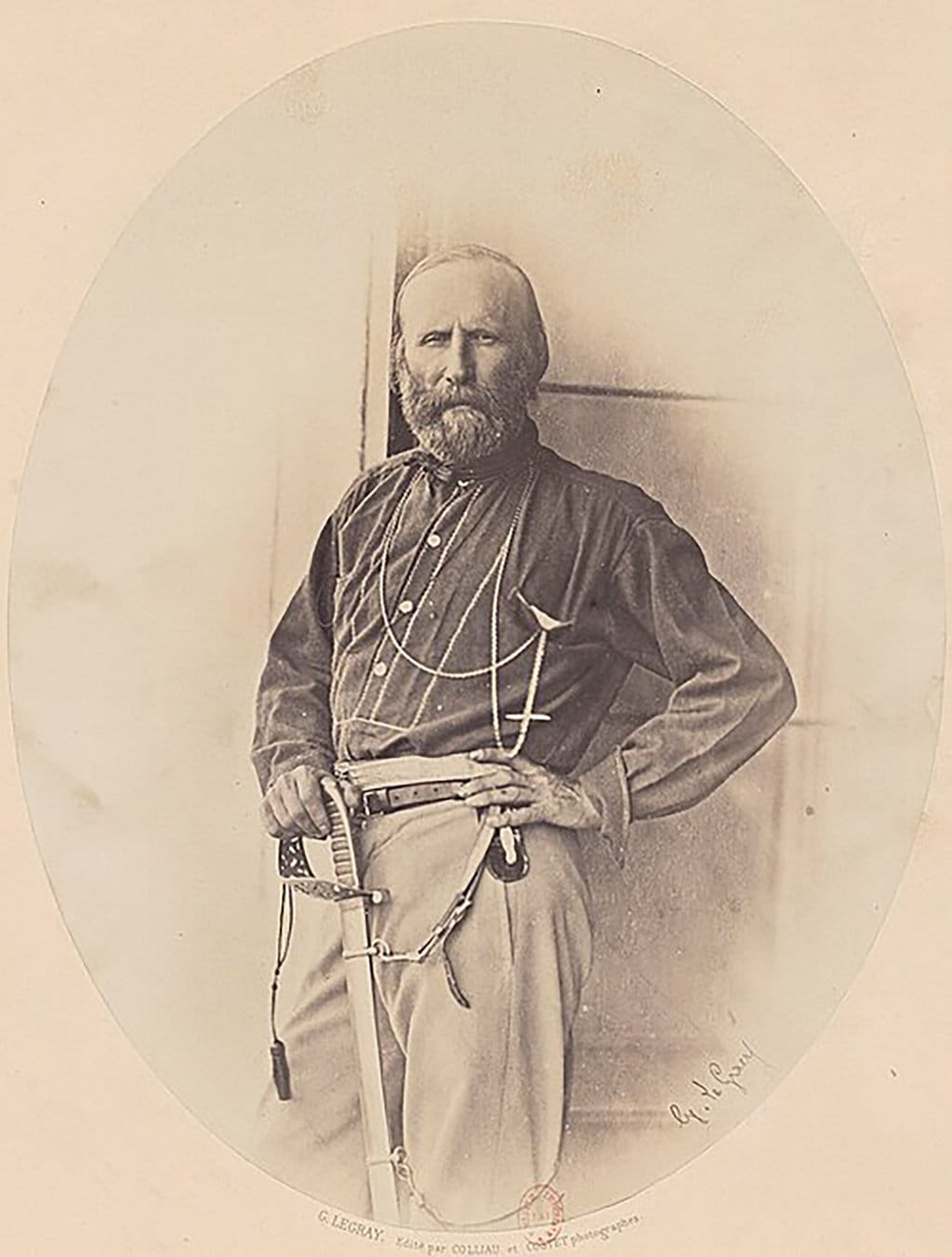 Giuseppe Garibaldi pada 1860. FOTO/wikipedia Giuseppe Garibaldi pada 1860.