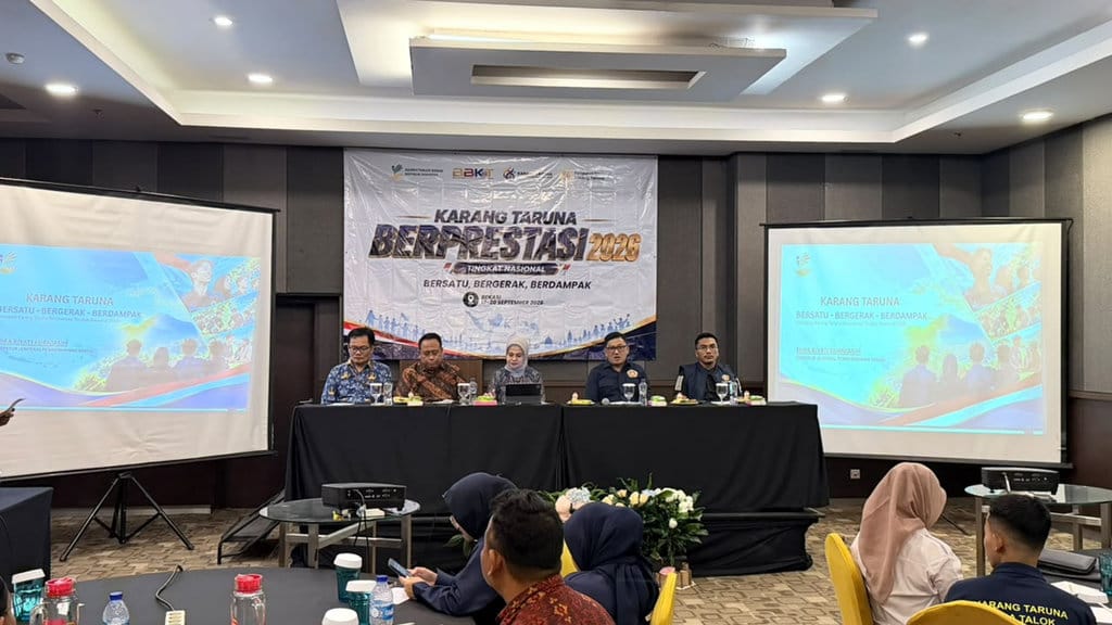 Seleksi dan Penilaian Karang Taruna Berprestasi Tingkat Nasional Tahun 2026 di Bekasi. (FOTO/dok. Kemensos) Seleksi Nasional Karang Taruna Berprestasi 2026