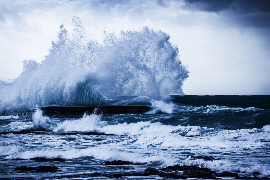 ilustrasi Meteotsunami. FOTO/iStockphoto ilustrasi Meteotsunami