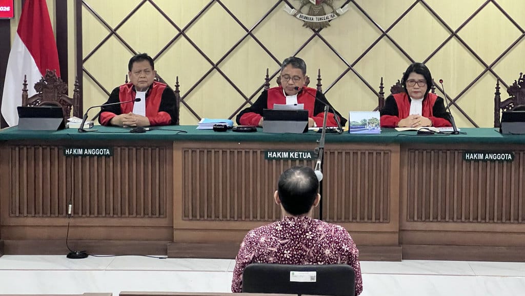 Sidang pembacaan putusan banding eks Mendikbudristek, Nadiem Makarim, di Pengadilan Tinggi Jakarta, Kamis (24/9/2026). tirto.id/Ayu Mumpuni Sidang Putusan Banding Nadiem Makarim