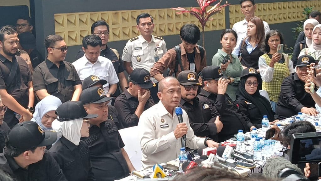 Irjen Imipas, Rudi Setiawan, saat konferensi pers di Lapas Kelas IIA Cibinong, Bogor, Rabu (30/9/2026). tirto.id/Aulia Umayna Komisi XIII DPR Sidak Lapas Kelas IIA Cibinong