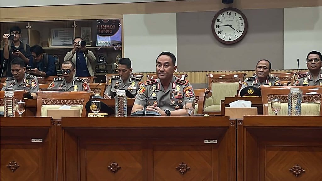 Komjen Pol Suyudi Ario Seto, saat menjalani uji kelayakan sebagai calon Kapolri di Komisi III DPR RI, di Kompleks Parlemen, Senayan, Jakarta Selatan, Kamis (1/10/2026). Foto/ Dok Istimewa. Komjen Pol Suyudi Ario Seto,