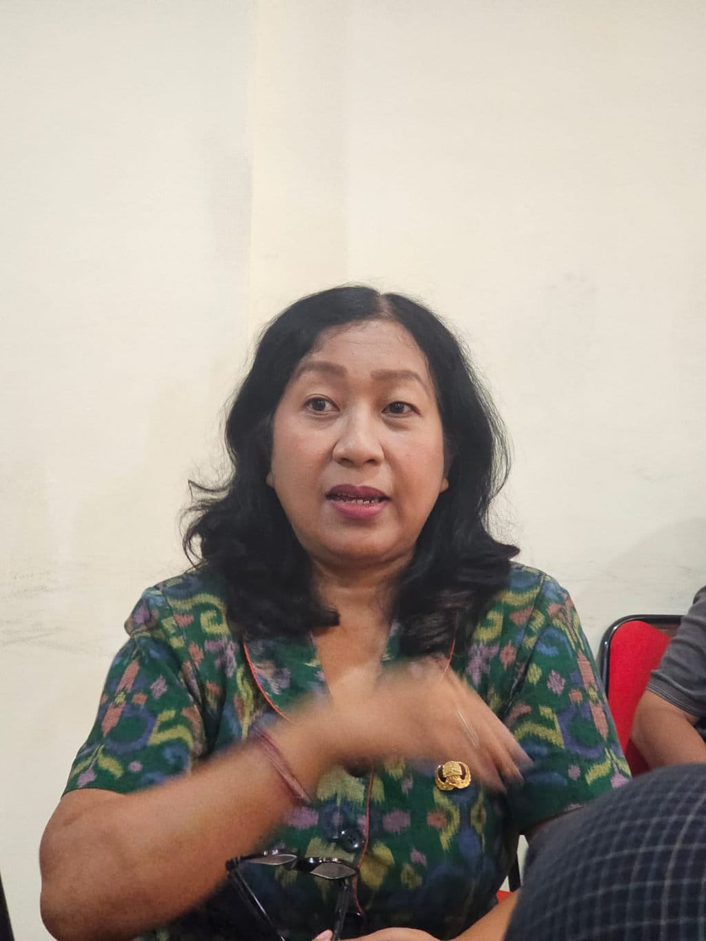 Kepala Bidang Pencegahan dan Pengendalian Penyakit (P2P) Dinkes Provinsi Bali, I Gusti Ayu Raka Susanti. (Ahmad Firizqi Irwan/tirto.id) I Gusti Ayu Raka Susanti