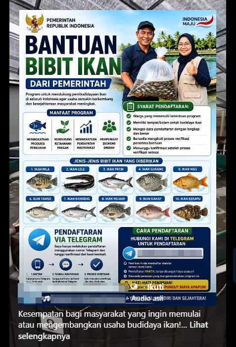 Periksa Fakta Bantuan Ikan Air Tawar. foto/istockphoto Periksa Fakta Bantuan Ikan Air Tawar