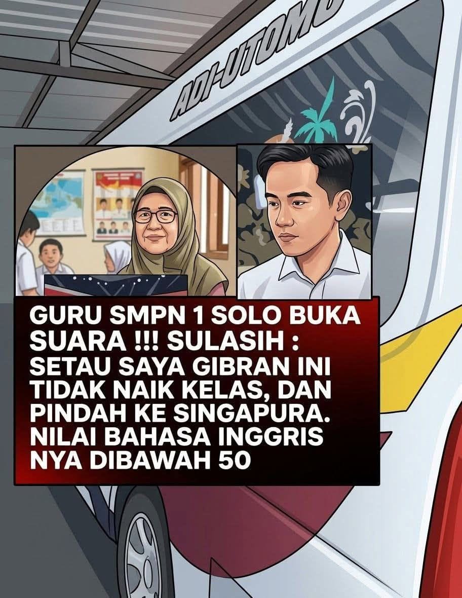 Periksa Fakta Guru SMPN Surakarta Soal Gibran. foto/hotline periksa fakta tirto Periksa Fakta Guru SMPN Surakarta Soal Gibran