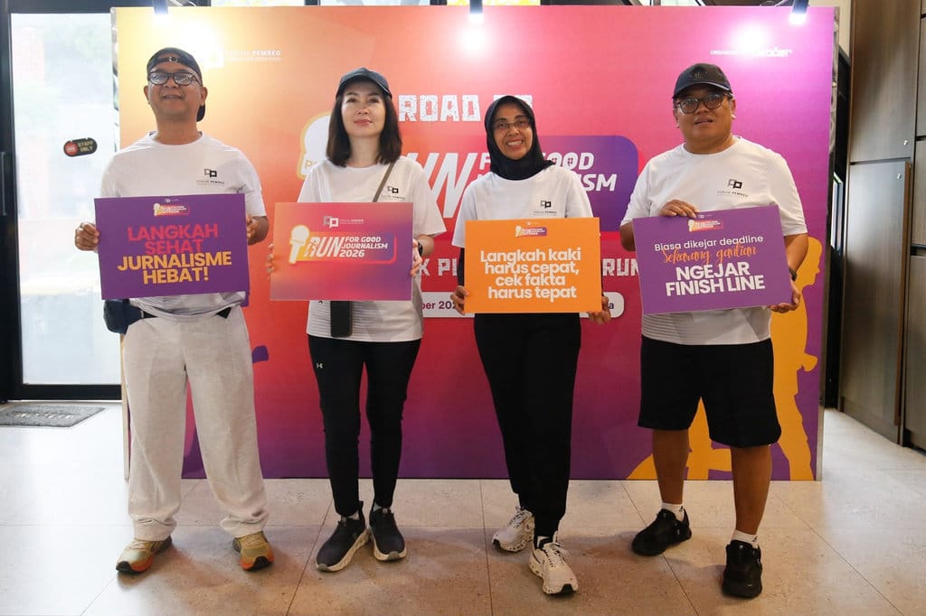 Forum Pemred mengadakan kegiatan Road to FP Run for Good Journalism 2026 pada Minggu (11/10/2026). FOTO/Dok. Forum Pemred Road to FP Run for Good Journalism 2026