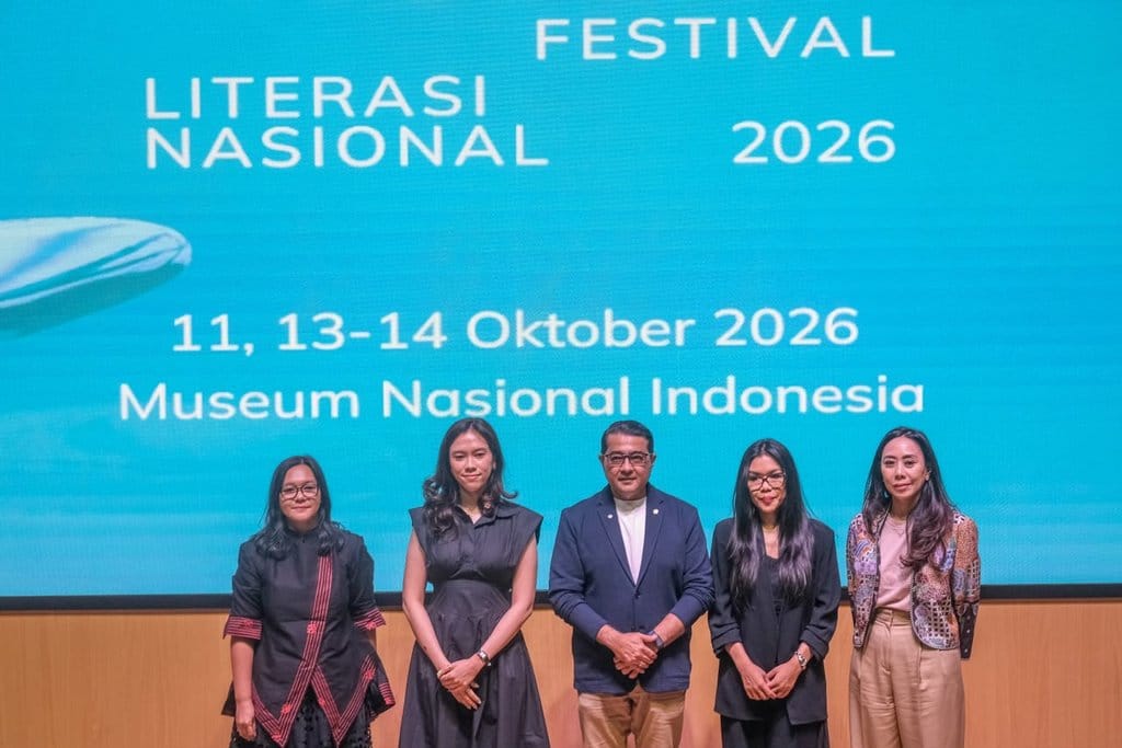 Menteri Ekonomi Kreatif Teuku Riefky Harsya saat menghadiri Festival Literasi Nasional 2026 yang berlangsung di Museum Nasional Indonesia, Jakarta. Foto/Dok. Kemenekraf. Teuku Riefky Harsya