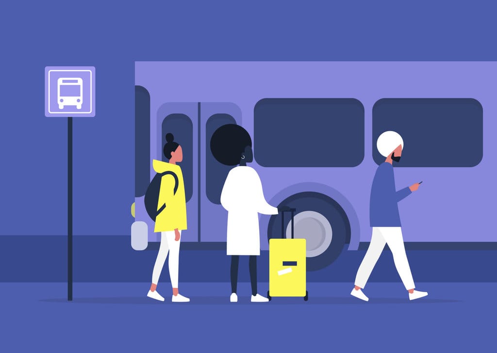 ilustrasi komuter. FOTO/iStockphoto Ilustrasi komuter