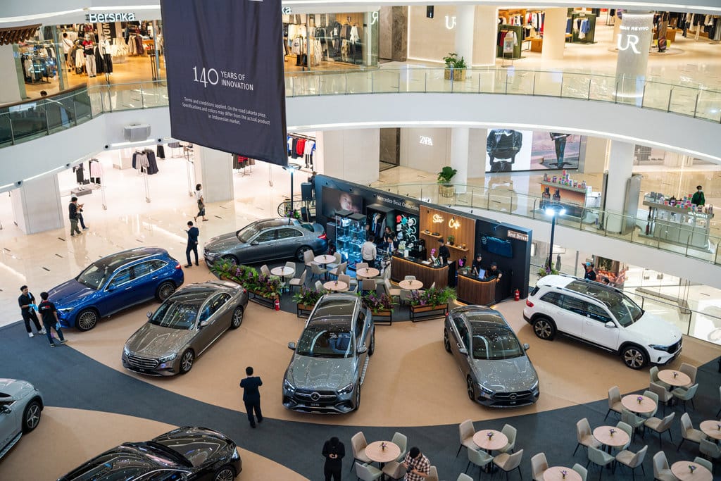 Mercedes-Benz STAR DRIVE 2026 di Senayan City Jakarta. FOTO/Dok. Mercedes Benz Mercedes Benz STAR DRIVE 2026