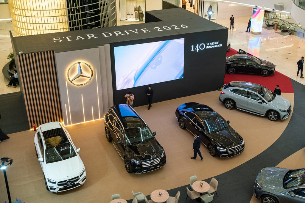 Mercedes-Benz STAR DRIVE 2026 di Senayan City Jakarta. FOTO/Dok. Mercedes Benz Mercedes Benz STAR DRIVE 2026