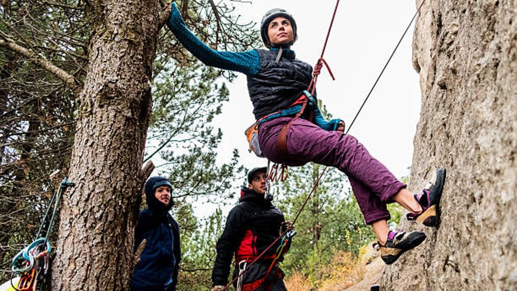 Ilustrasi Single Rope Technique. FOTO/iStockphoto Ilustrasi Single Rope Technique