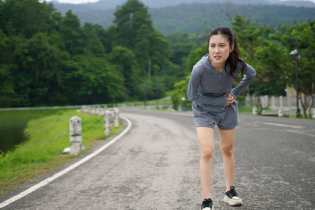 Ilustrasi side stitch. FOTO/iStockphoto Ilustrasi side stitch