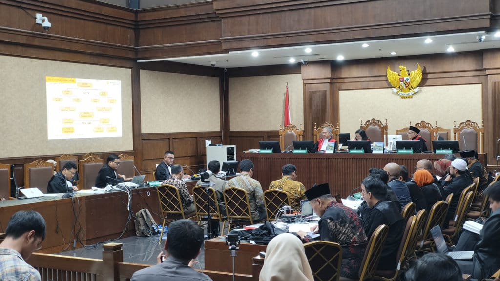 Persidangan digelar di Pengadilan Tipikor Jakarta pada Selasa (27/10/2026). tirto.id/Naufal Majid Sidang Kuota Haji