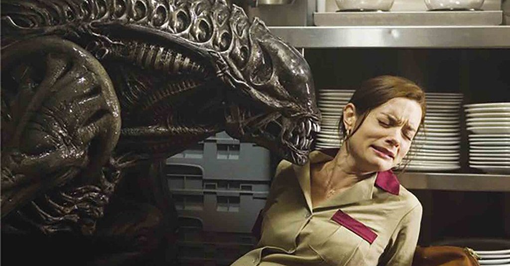 Nasty girl wants impregnated with alien pic
