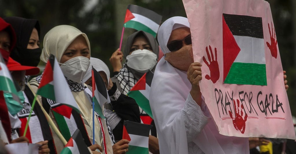 Rekayasa Lalu Lintas Saat Aksi Bela Palestina Di Monas Hari Ini