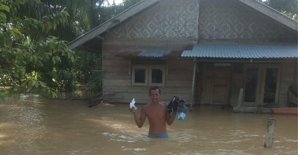 BPBD Catat 116 Keluarga Di Aceh Timur Mengungsi Akibat Banjir