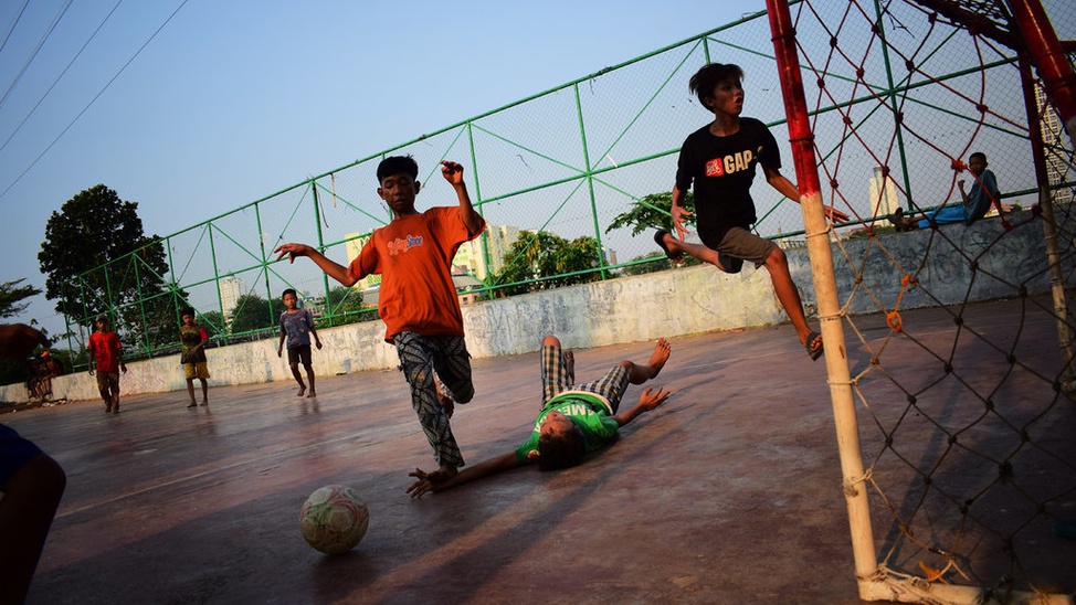 Sepak Bola Sore Di Tanah Abang Foto Tirto ID