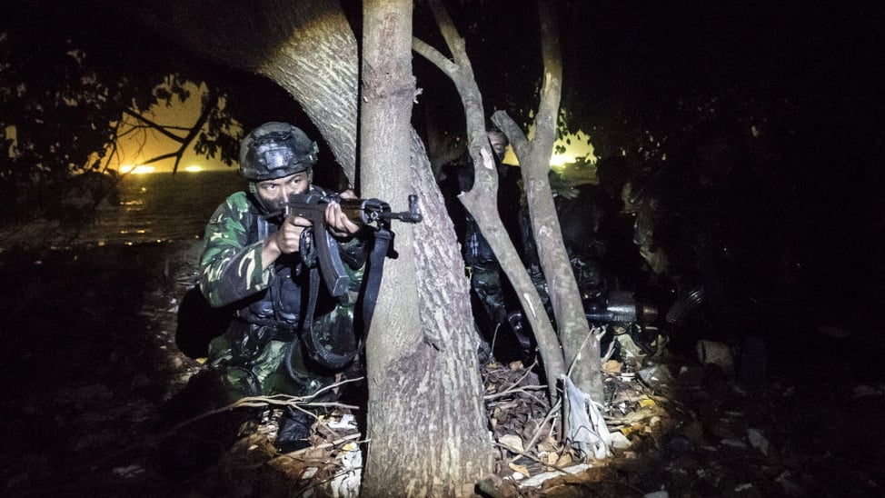 Latihan Operasi Senyap Pasukan Khusus Tni Al