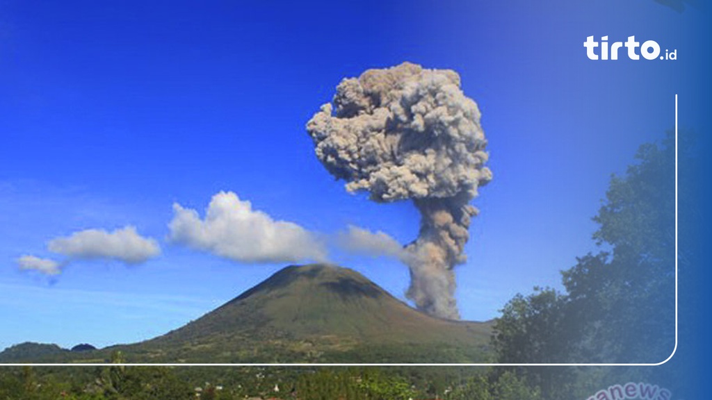 Aktivitas Vulkanik Gunung Lokon Sulawesi Utara Meningkat