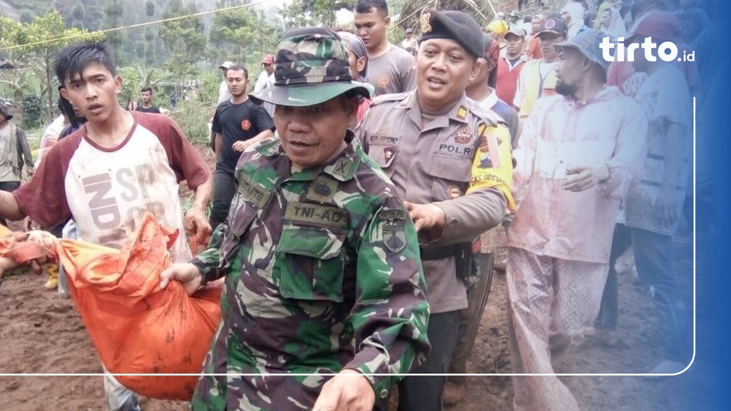 Longsor Brebes Operasi SAR Dihentikan 11 Orang Tewas Dan 7 Hilang