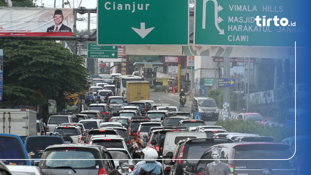 Sempat Macet 24 Jam Jalur Cianjur Puncak Kini Sudah Lancar