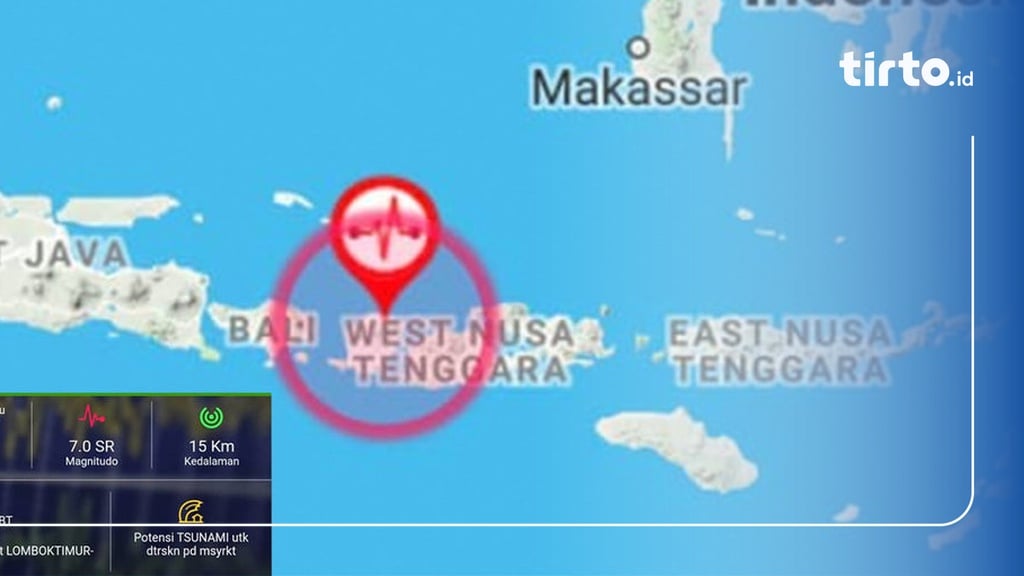 BMKG Aktivasi Peringatan Dini Tsunami Pasca Gempa 7 SR Di Lombok