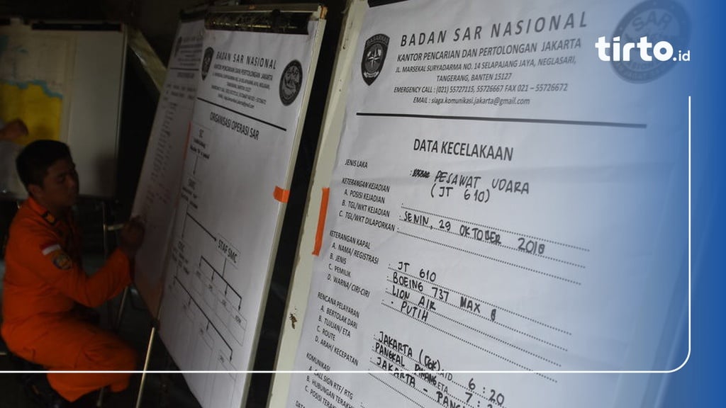 Daftar 98 Nama Jenazah Korban Lion Air Yang Sudah Teridentifikasi