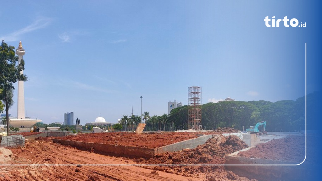 Penebangan Pohon Rupanya Tak Masuk Desain Revitalisasi Monas