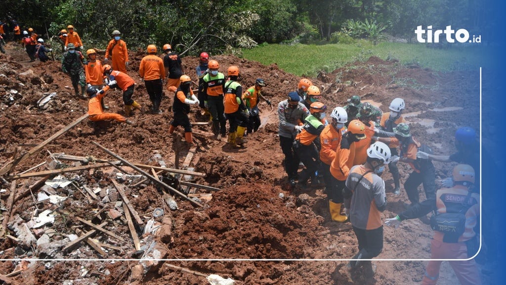 Semua Korban Longsor Nganjuk Ditemukan 19 Meninggal 2 Selamat