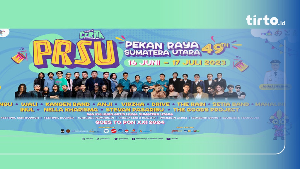 Daftar Line Up Pekan Raya Sumatera Dan Info Beli Tiket