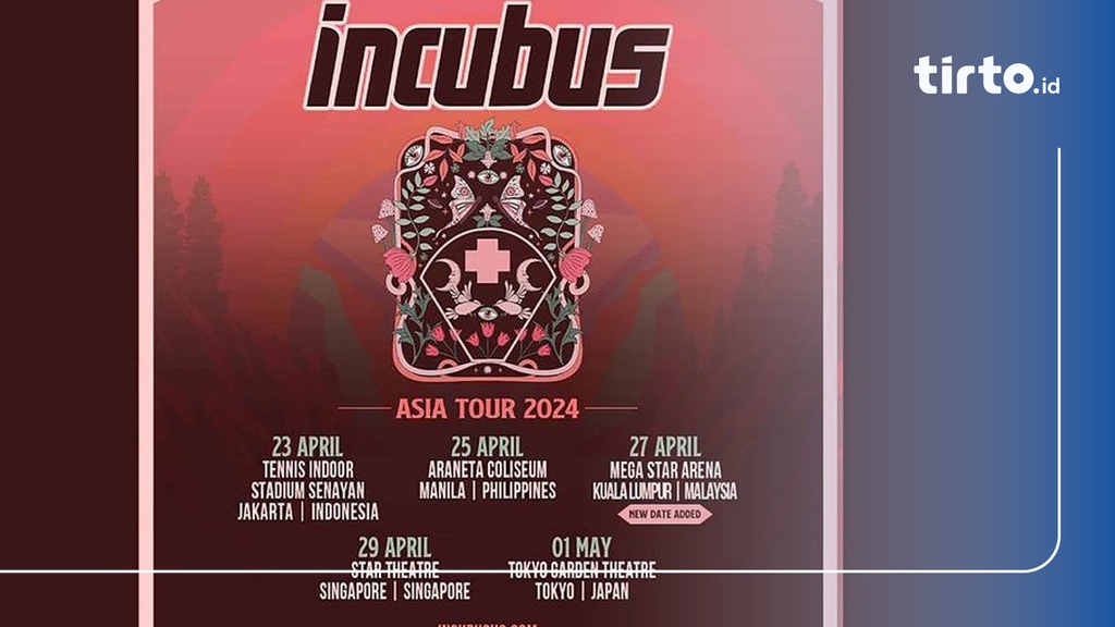 Link Tiket Konser Incubus Jakarta 2024 Dan Daftar Harganya