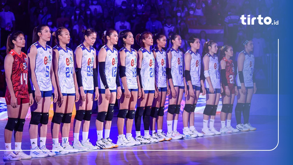 Daftar Pemain Thailand VNL 2024 Putri Nomor Posisi Asal Klub