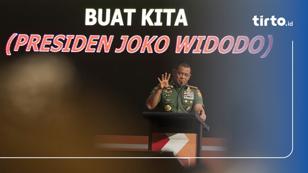 Panglima Tni Seribu Persen Soal Senjata Itu Kata Saya