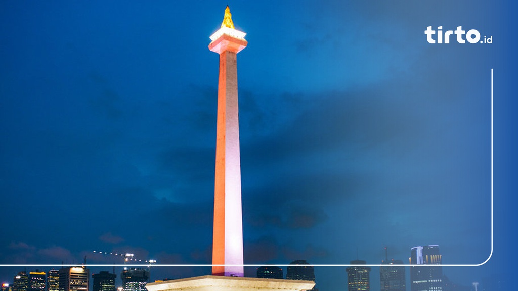 Pengunjung Monas Hari Kedua Lebaran Capai Ribu Orang