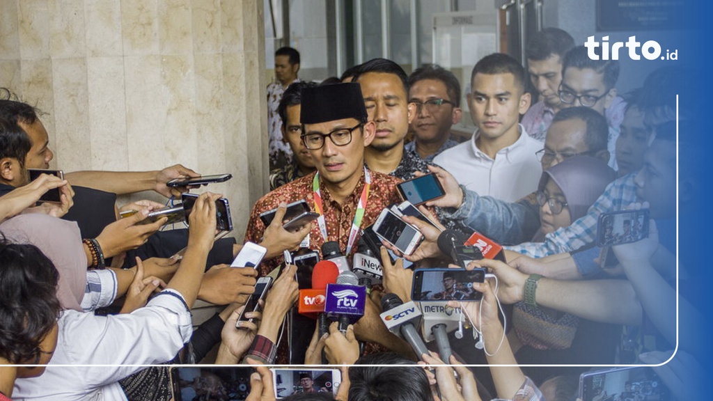 Prabowo Subianto Resmi Pilih Sandiaga Uno Jadi Cawapres