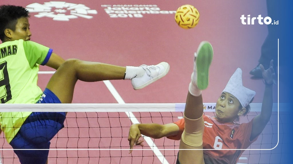 Sepak Takraw Yang Diperebutkan Indonesia Malaysia Dan Thailand