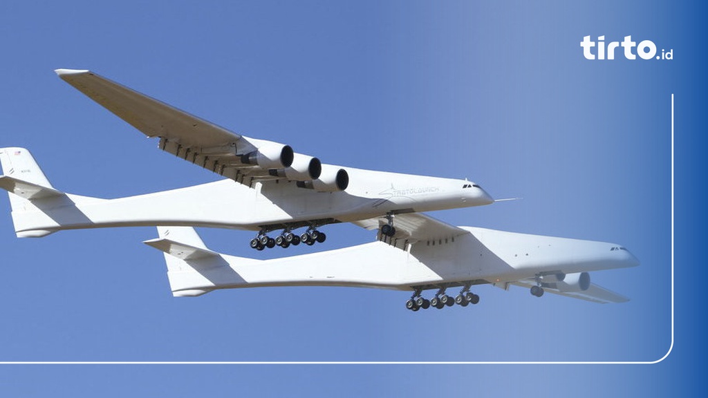 Pesawat Terbesar Rancangan Stratolaunch Sukses Terbang Perdana