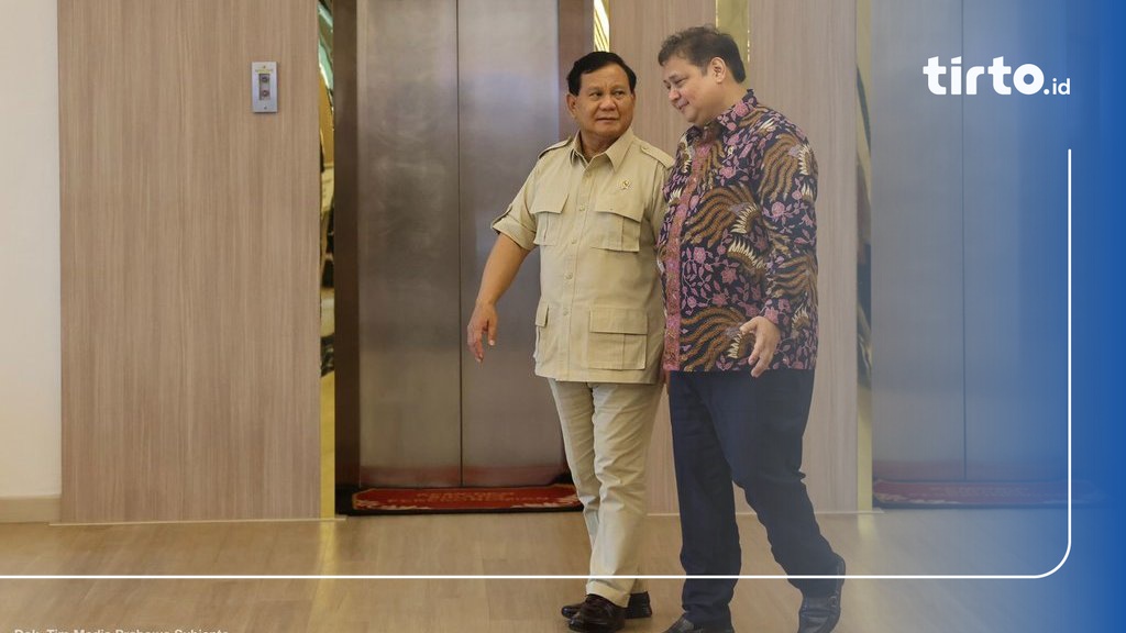 Airlangga Akui Sering Bertemu Prabowo Bahas Politik Praktis