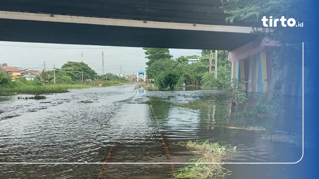 Jalur Stasiun Semarang Tawang Alastua Masih Terendam Banjir