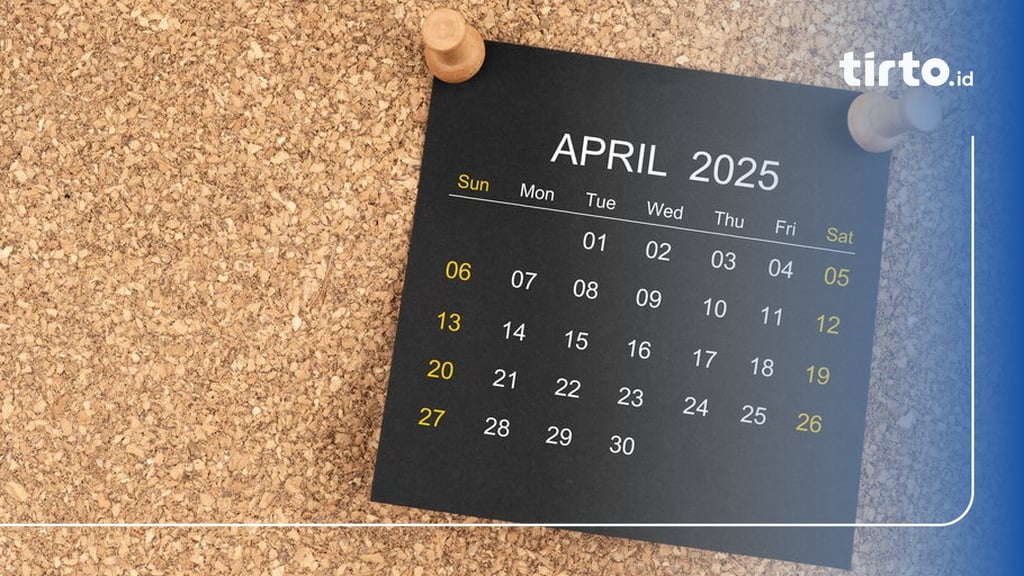 Kalender Bulan April Dengan Tanggal Merah Cuti Bersama