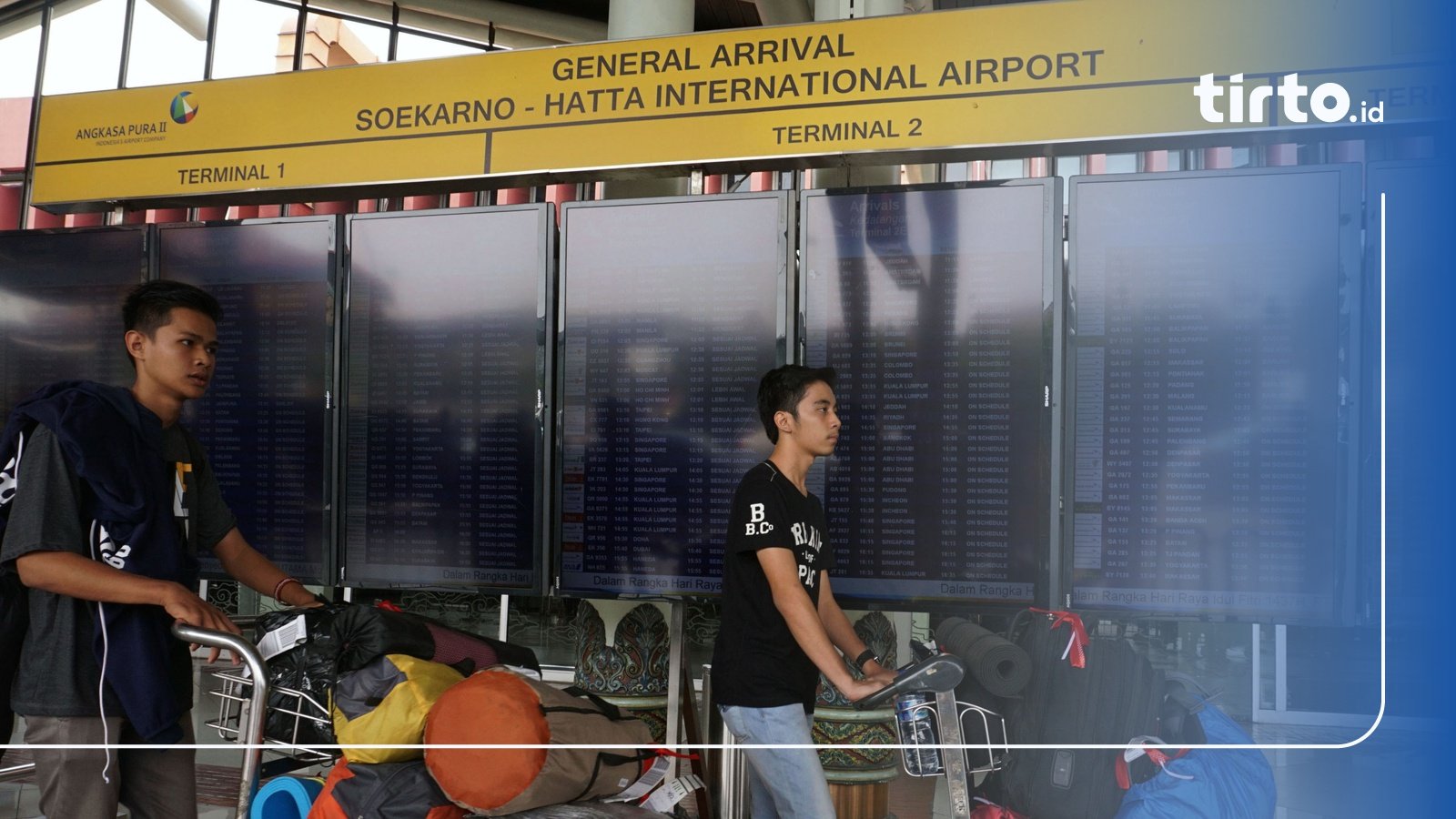 Jumlah Penumpang Tiba Di Bandara Soetta Capai Ribu Orang