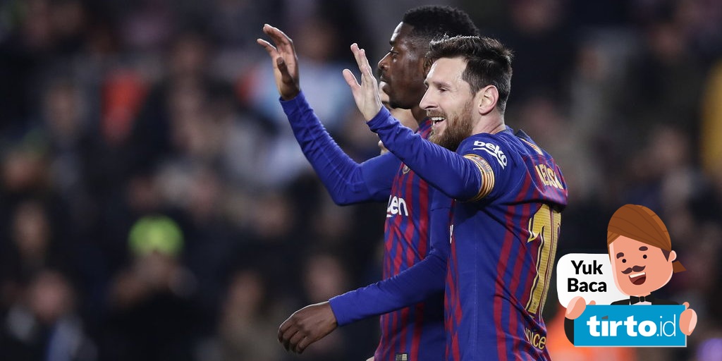 Hasil Real Betis Vs Barcelona Di Liga Spanyol 2019 Messi Hattrick