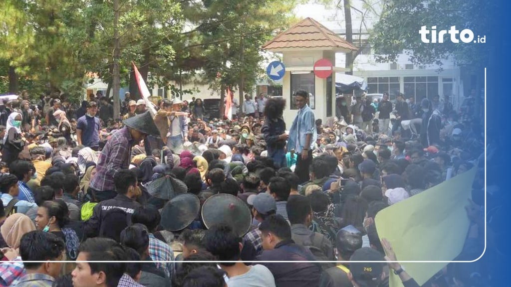 Demo Jogja Hari Ini Mahasiswa Turun Aksi Meski Tak Didukung Kampus