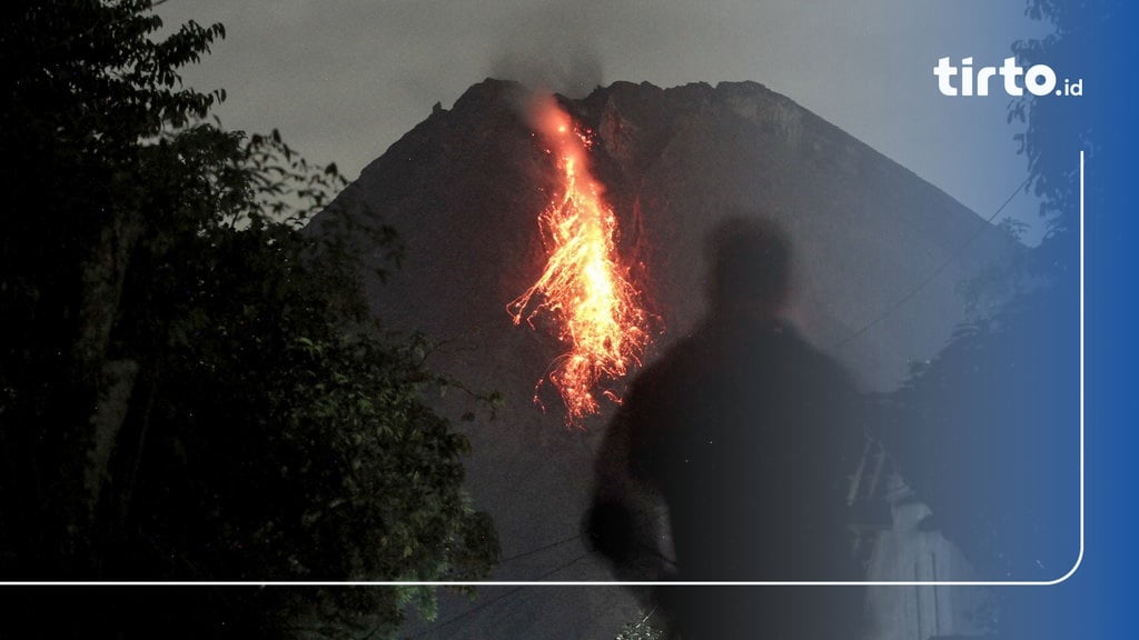 Gunung Merapi Enam Kali Luncurkan Guguran Lava Pijar